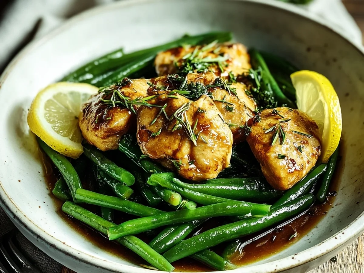 Lemon Garlic Chicken with Green Beans: Your Simple Meal - Featured Image