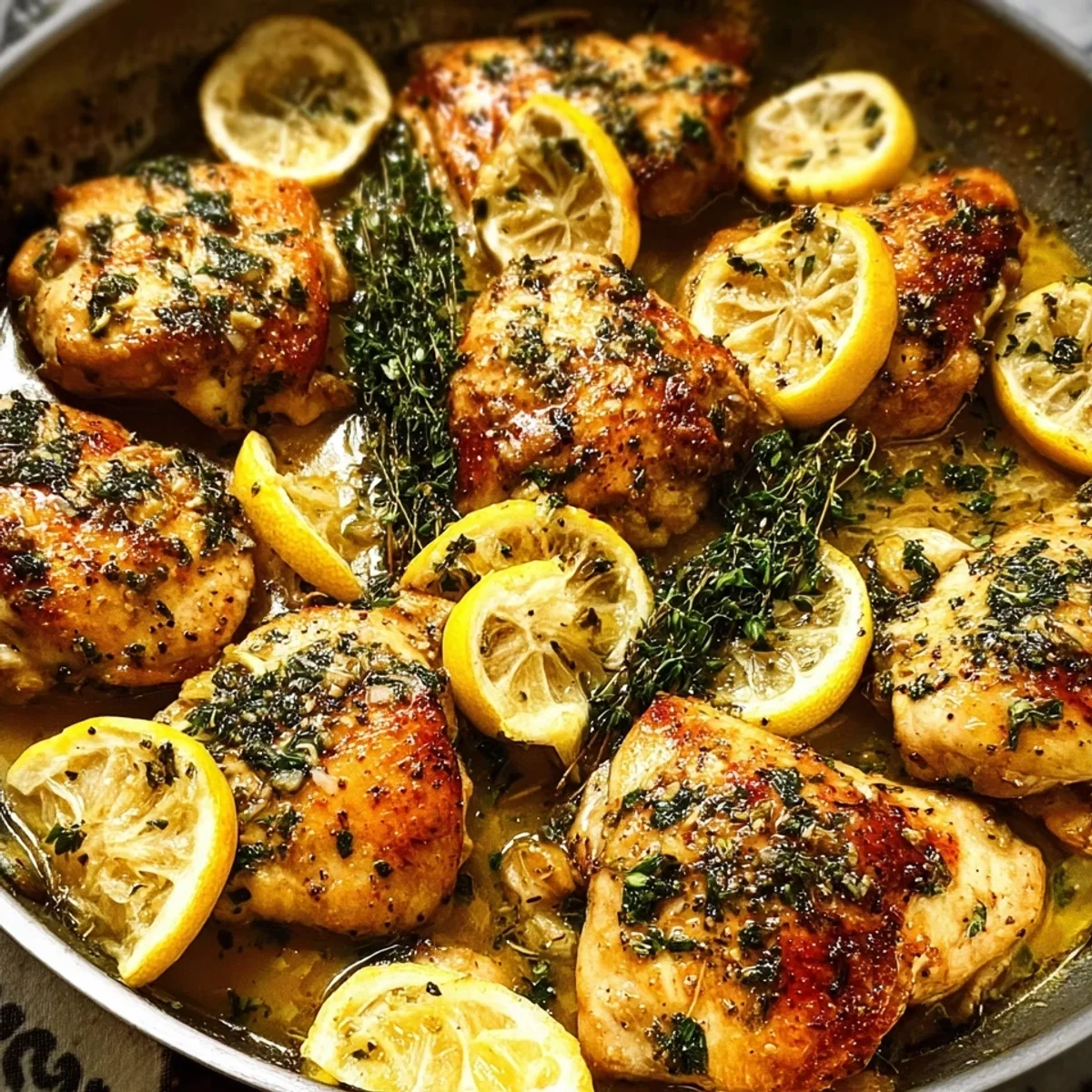 Lemon Garlic Skillet Chicken: Easy 20-Minute Meal