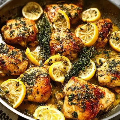 Lemon Garlic Skillet Chicken: Easy 20-Minute Meal