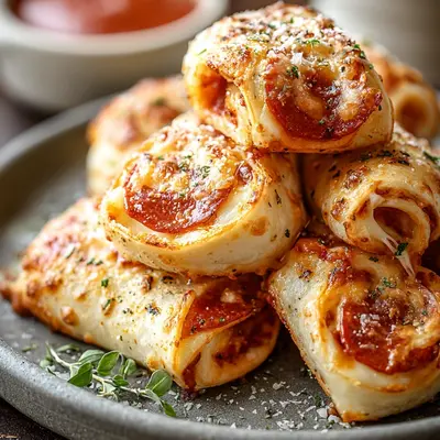 Low-Calorie Pizza Rolls: Speedy 3-Ingredient Bites