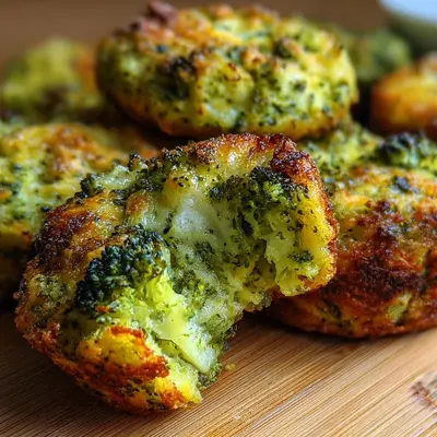 Low-Carb Crispy Broccoli Cheese Rounds - Easy Keto Snack