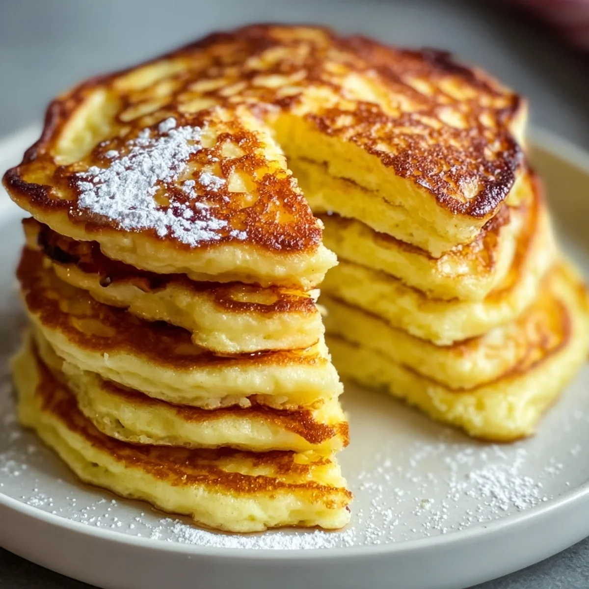 Low Carb Flourless Cottage Cheese Pancakes
