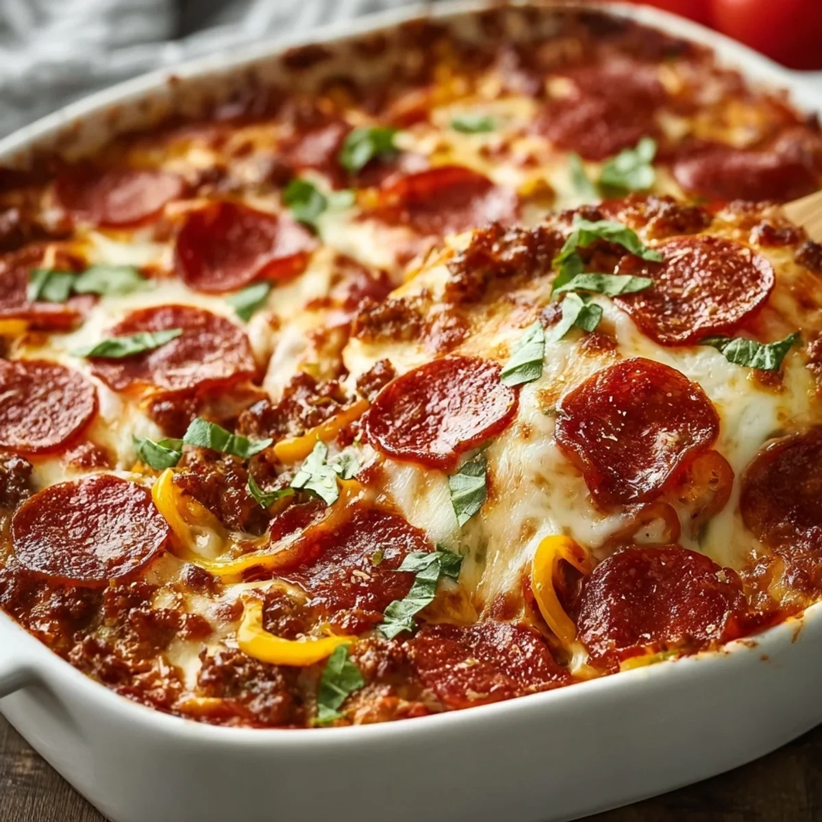 Low Carb Pizza Casserole: Quick & Easy Dinner Tonight