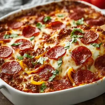 Low Carb Pizza Casserole: Quick & Easy Dinner Tonight
