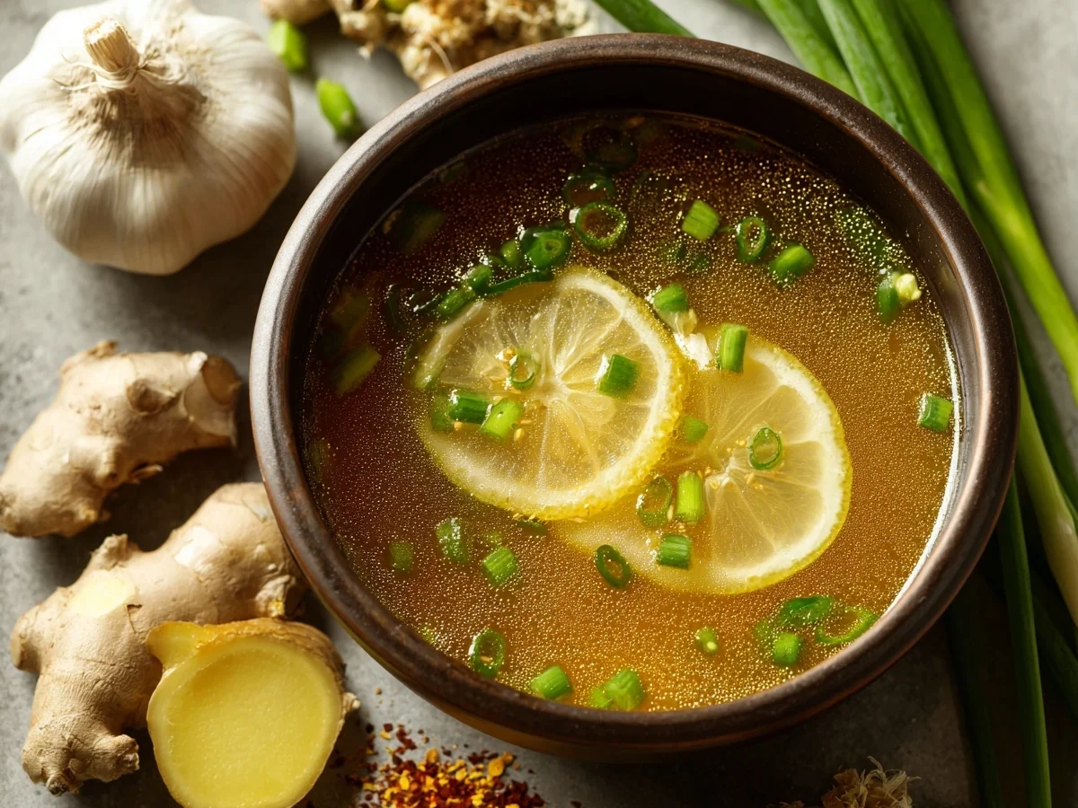 Miso-Ginger Lemon Detox Broth: Comforting Elixir - Featured Image