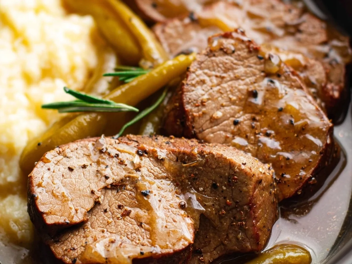 Mississippi Slow Cooker Lamb Tenderloin Recipe - Featured Image