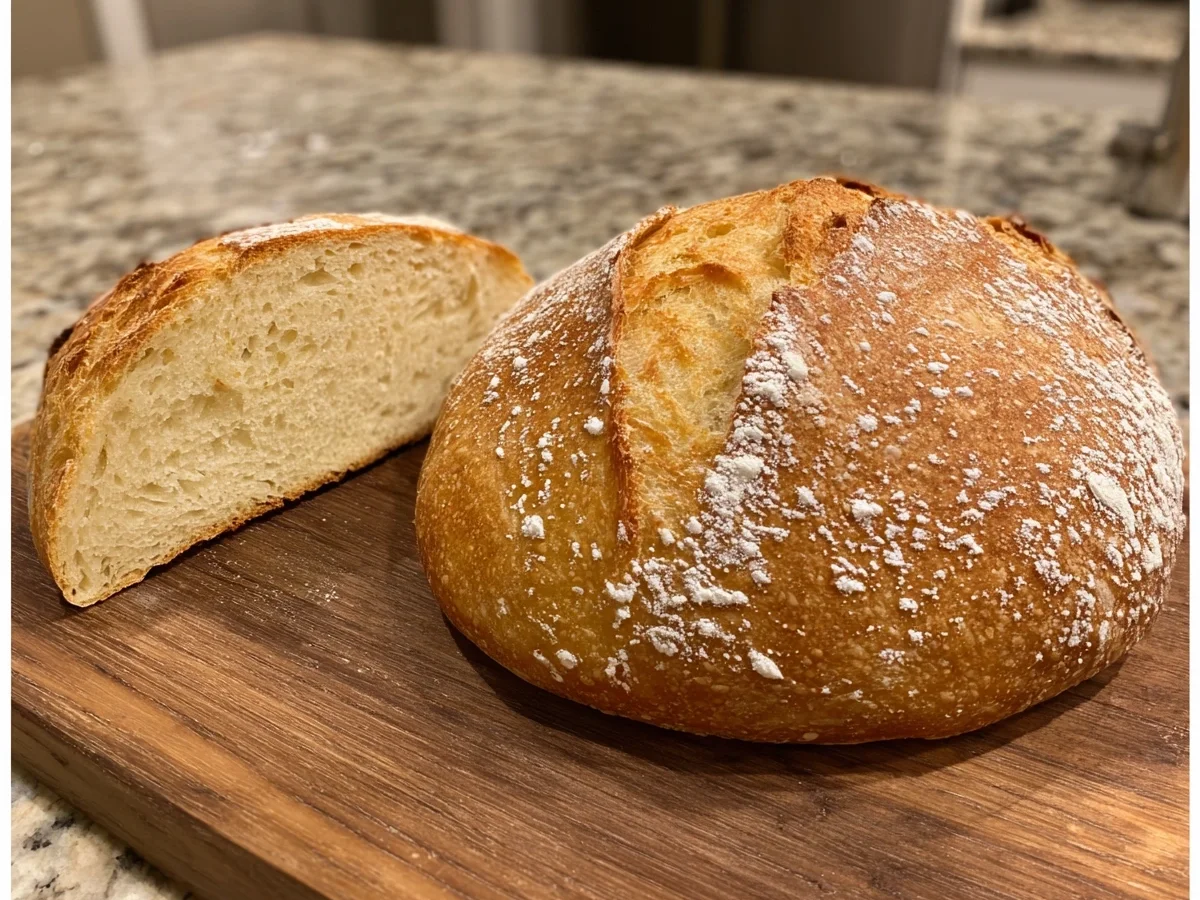 No Knead Bread: Quick 2-Hour Homemade Loaf - Featured Image