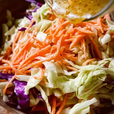 No-Mayo Coleslaw: Tangy Vinegar Dressing