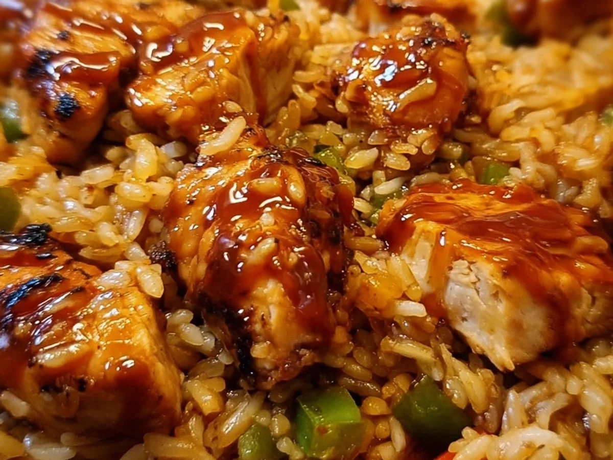 One-Pan Honey BBQ Chicken Rice: Easy Weeknight Dinner - Featured Image