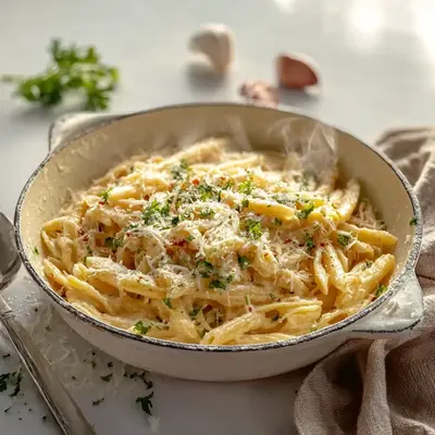One Pot Creamy Garlic Pasta: Easy Weeknight Comfort