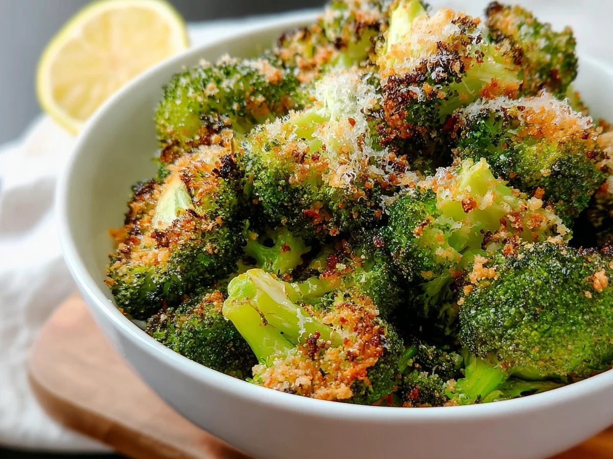 Parmesan Crusted Broccoli: Crispy Roasted Florets - Featured Image