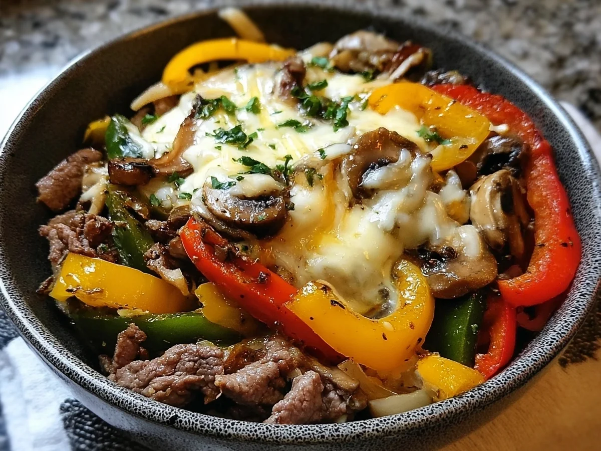 Philly Cheesesteak Bowls: Low Carb, 30-Minute Dinner - Featured Image