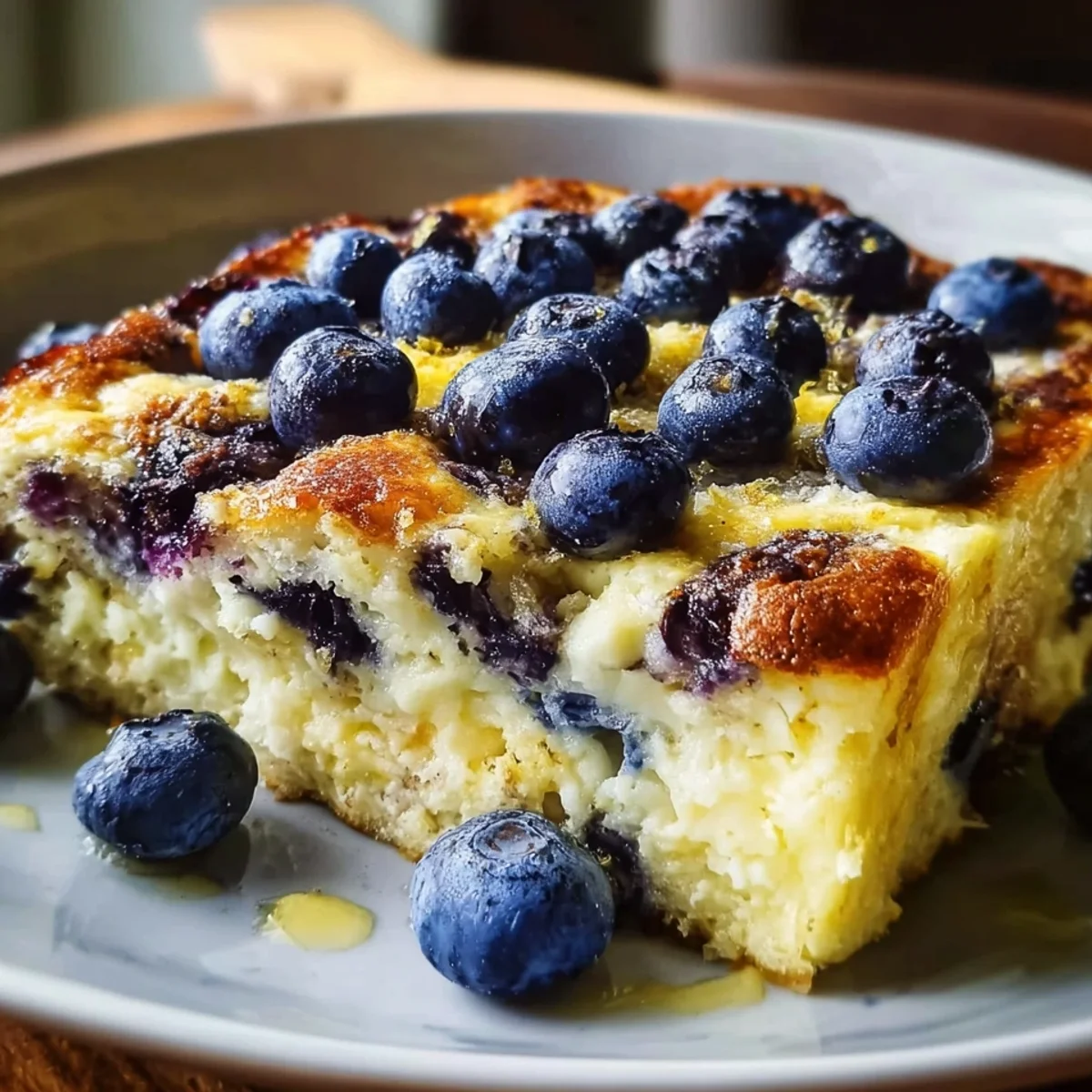 Protein Blueberry Cottage Cheese Bake: Creamy & Easy