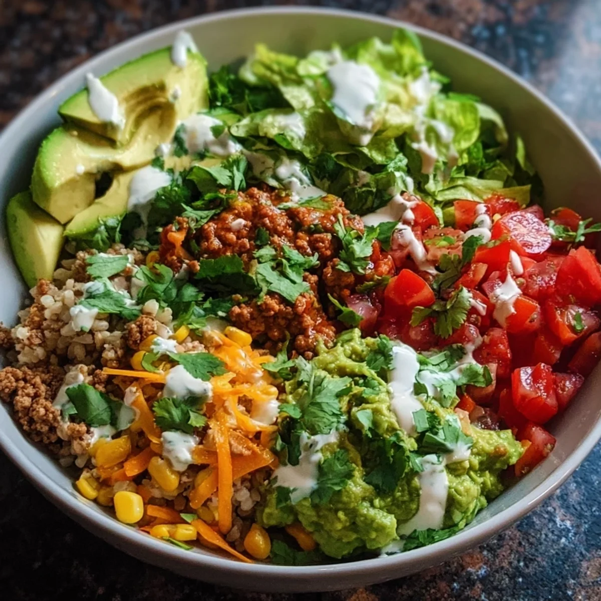 Protein-Packed Low Carb Burrito Bowl for Easy Meal Prep