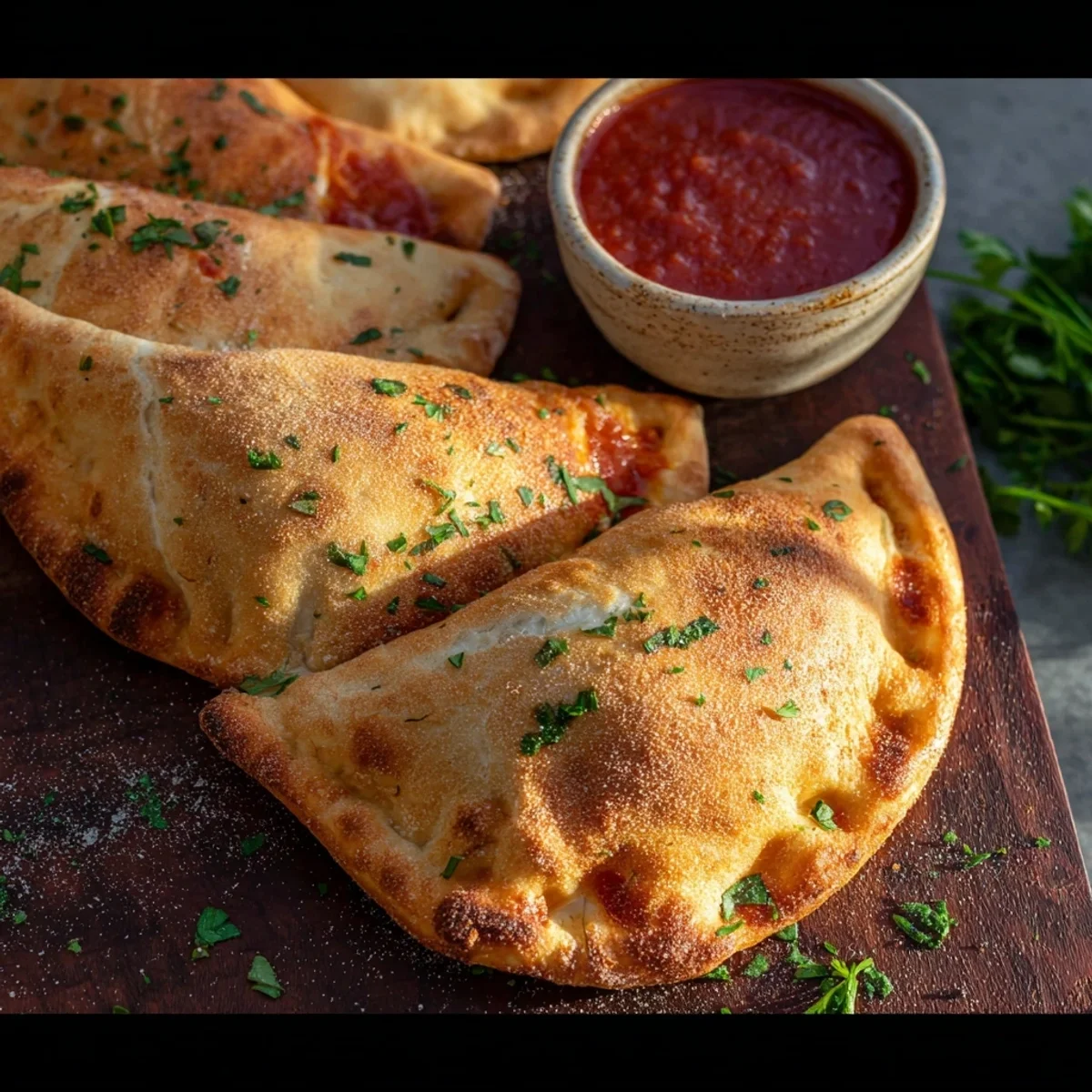 Quick Air Fryer Calzones: Golden Crust, Cheesy Fillings