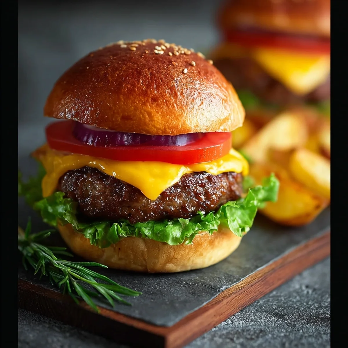 Quick Air Fryer Hamburgers: Juicy & Easy Recipe