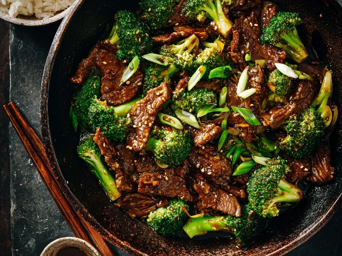 Quick Chinese Beef & Broccoli Stir-Fry Dinner - Featured Image