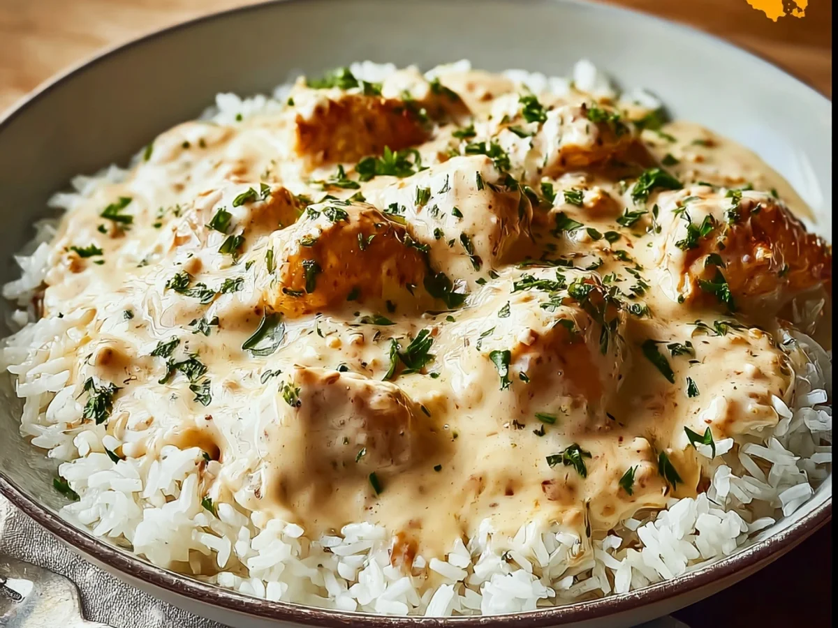 Quick & Easy Creamy Smothered Chicken & Rice for Weeknights - Featured Image