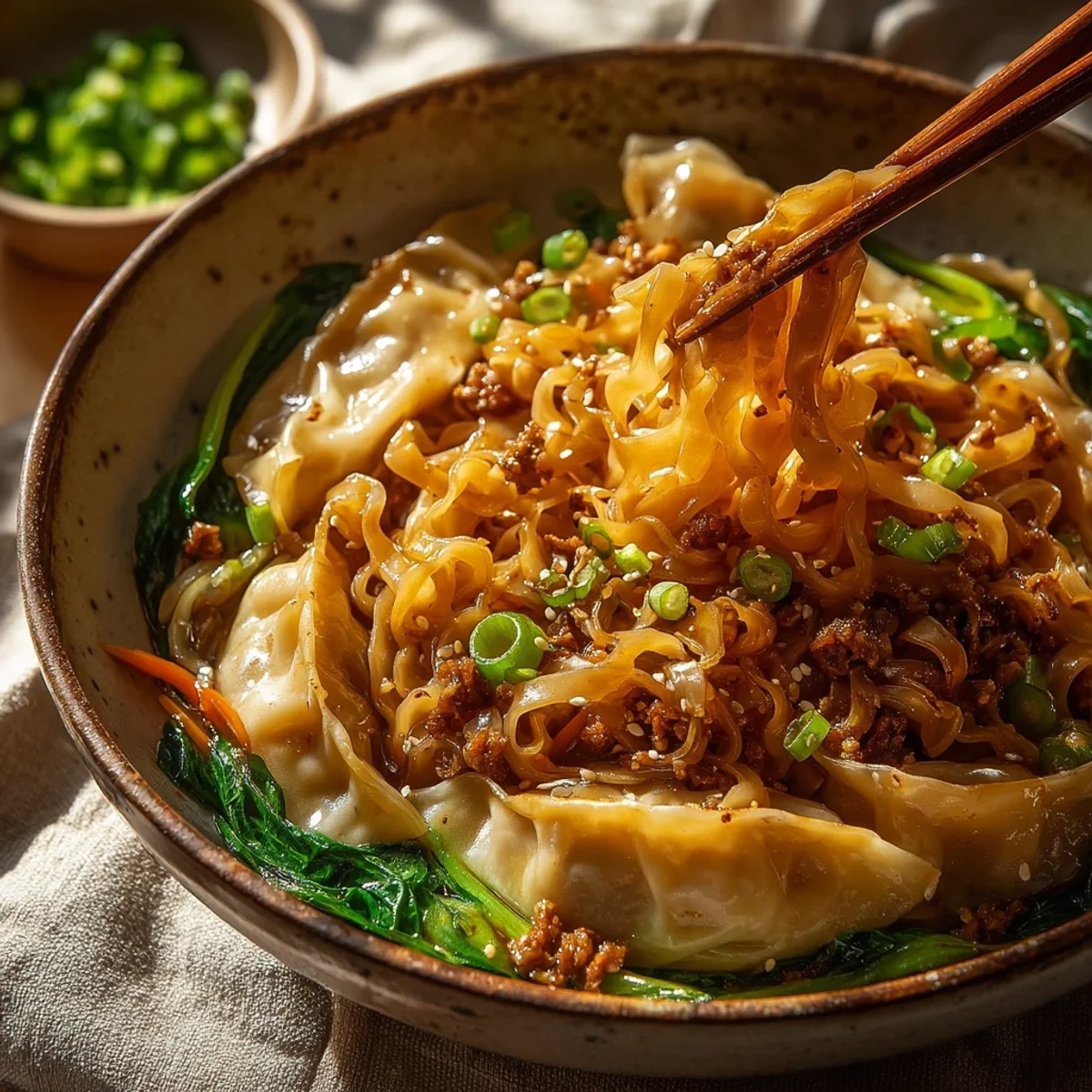 Quick Potsticker Noodle Bowl: Flavorful Weeknight Meal