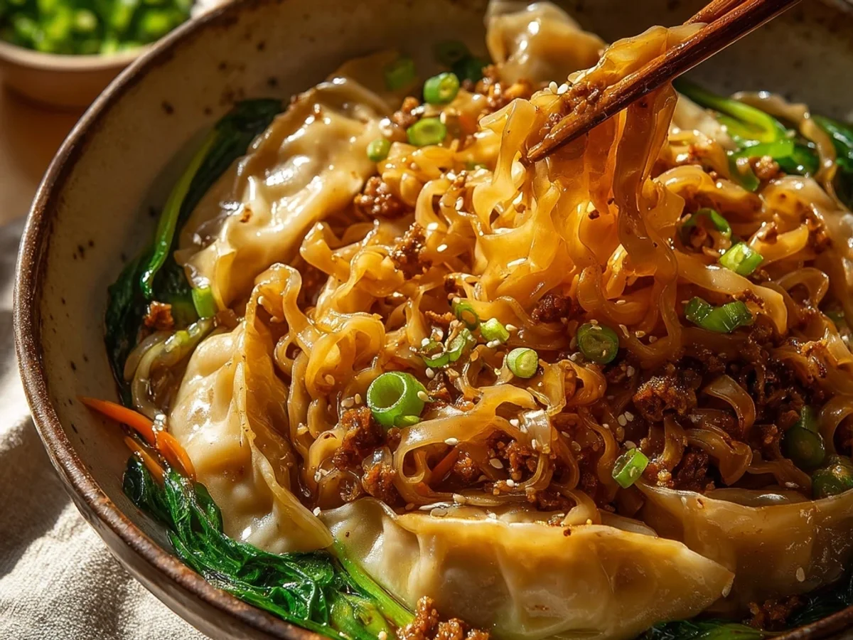 Quick Potsticker Noodle Bowl: Flavorful Weeknight Meal - Featured Image