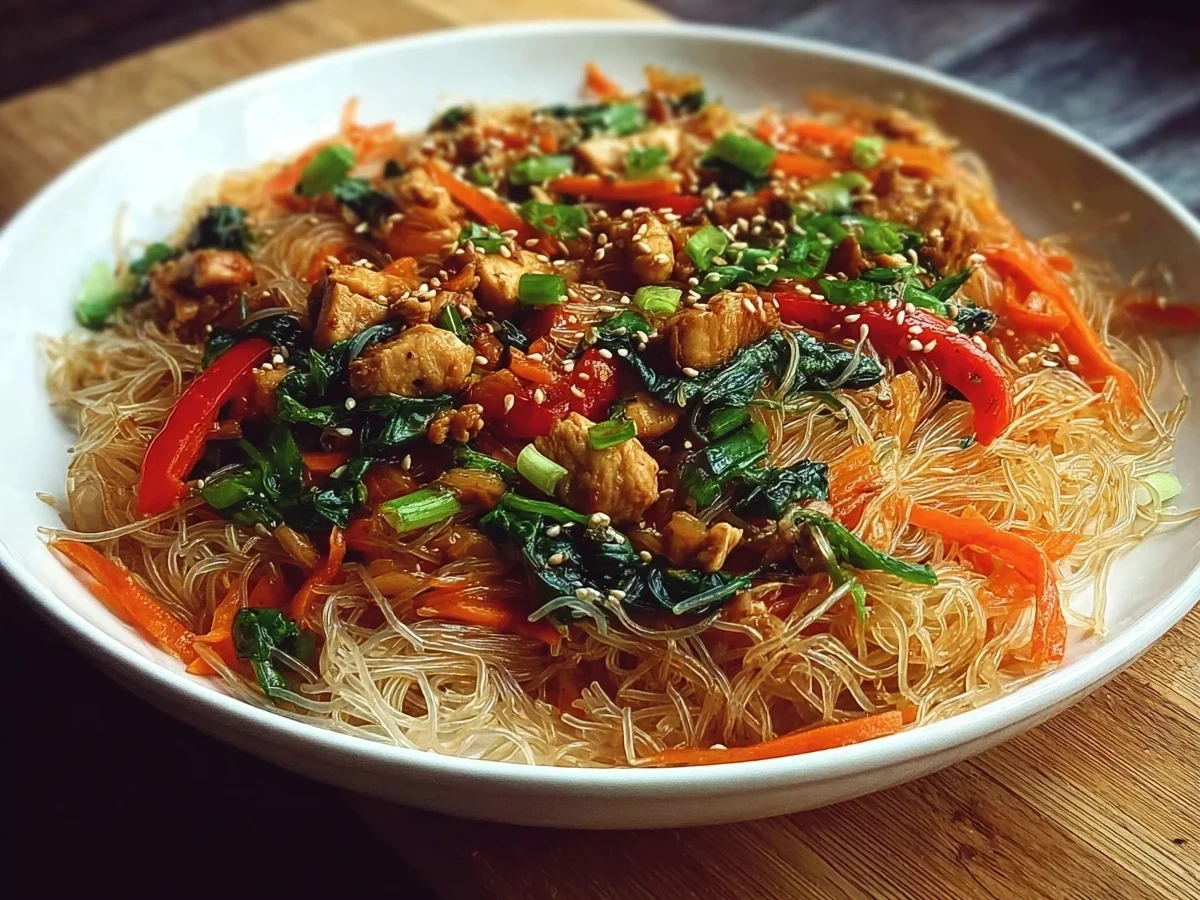 Quick Rice Noodle Stir-Fry with Protein & Veggies - Featured Image