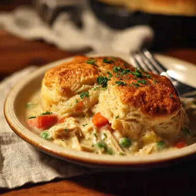 Red Lobster Biscuit Chicken Pot Pie: Fluffy Top, Creamy Fill
