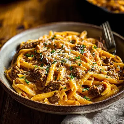 Rich Creamy Beef Pasta for a Satisfying Meal