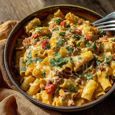 Rotel Pasta Fiesta: Creamy Cheesy Tex-Mex Delight