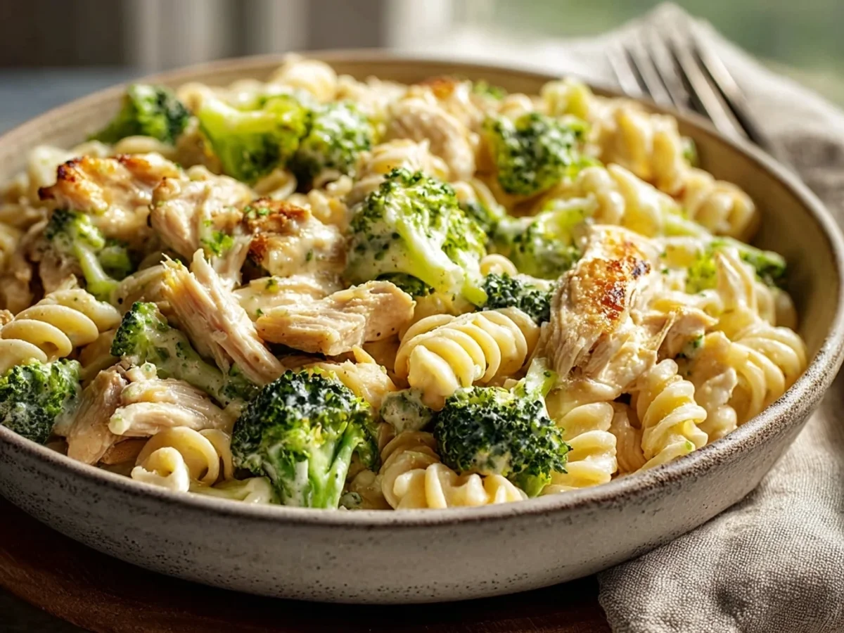 Rotisserie Chicken Broccoli Pasta: Quick & Creamy Dinner - Featured Image