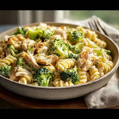 Rotisserie Chicken Broccoli Pasta: Quick & Creamy Dinner