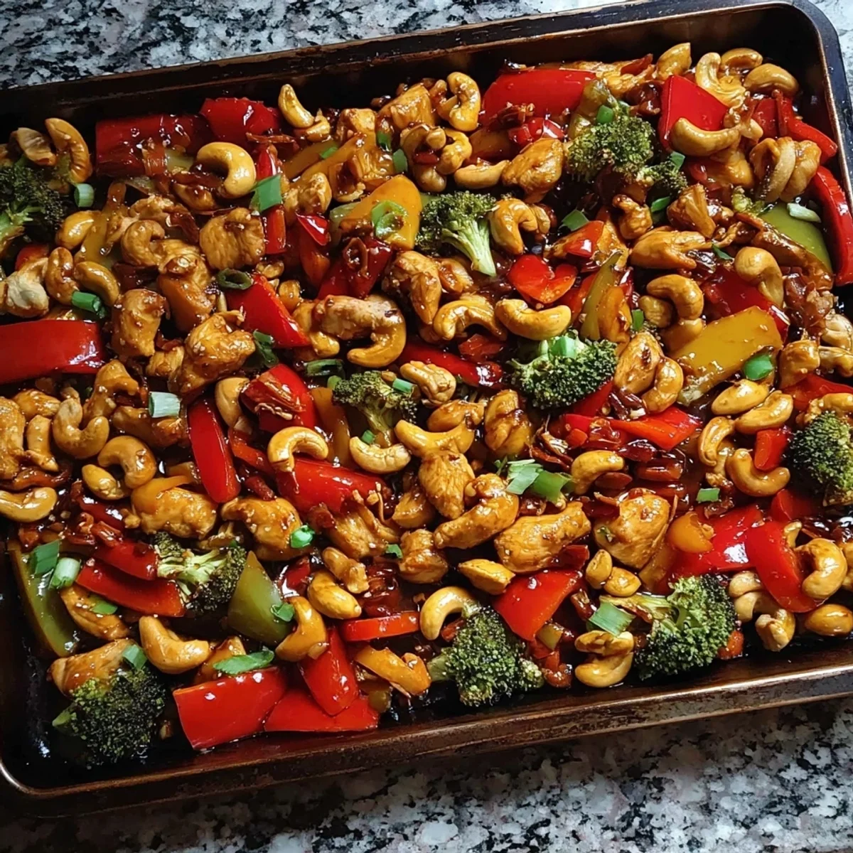 Sheet Pan Cashew Chicken: Easy One-Pan Dinner