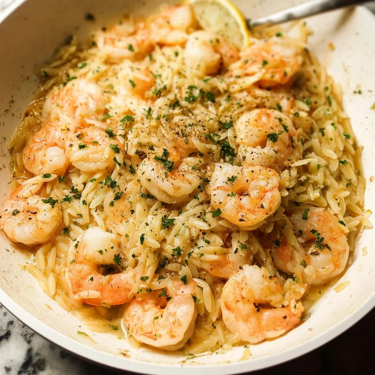 Shrimp Scampi Orzo: Easy One-Pot Pasta