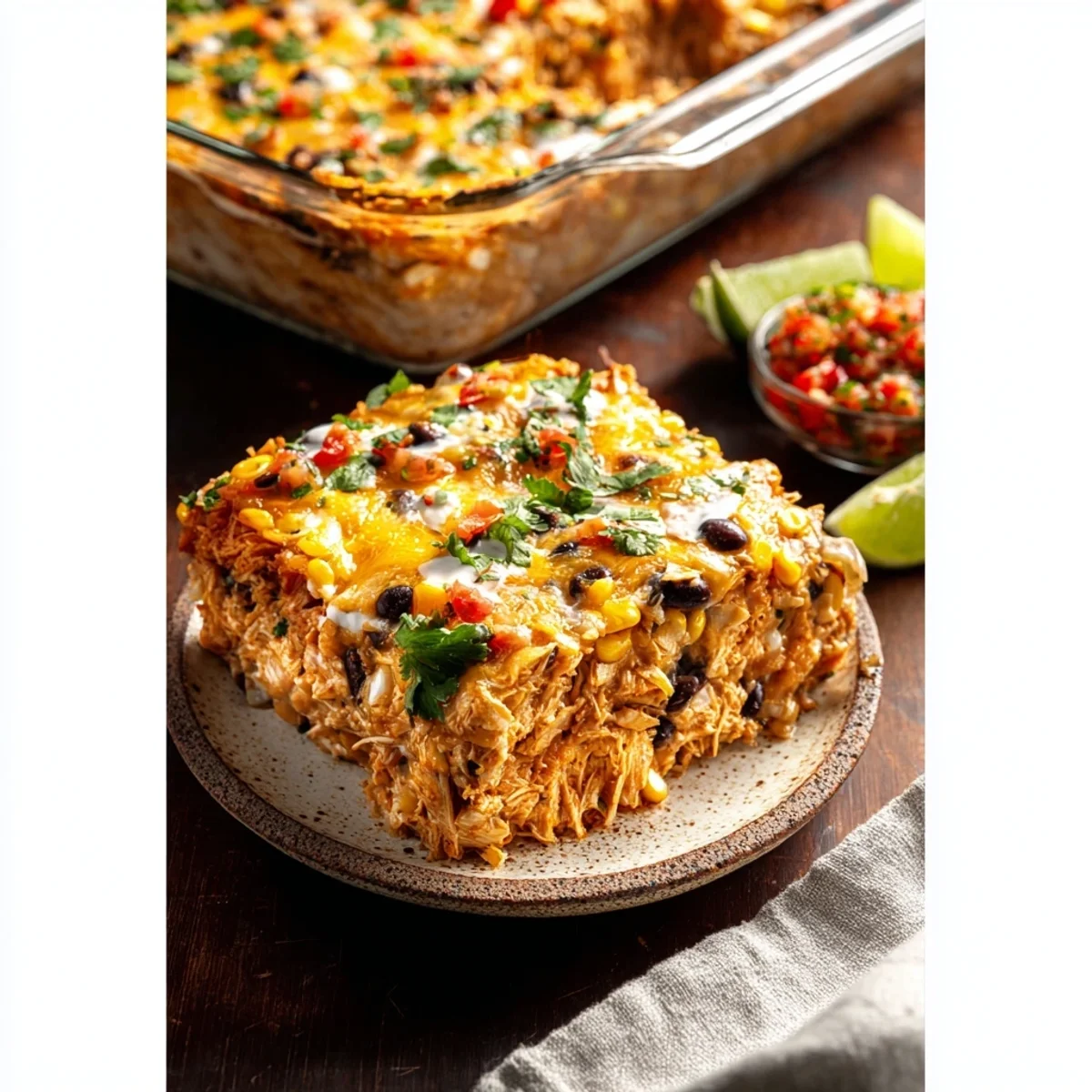 Simple Chicken Burrito Casserole for Quick Dinners