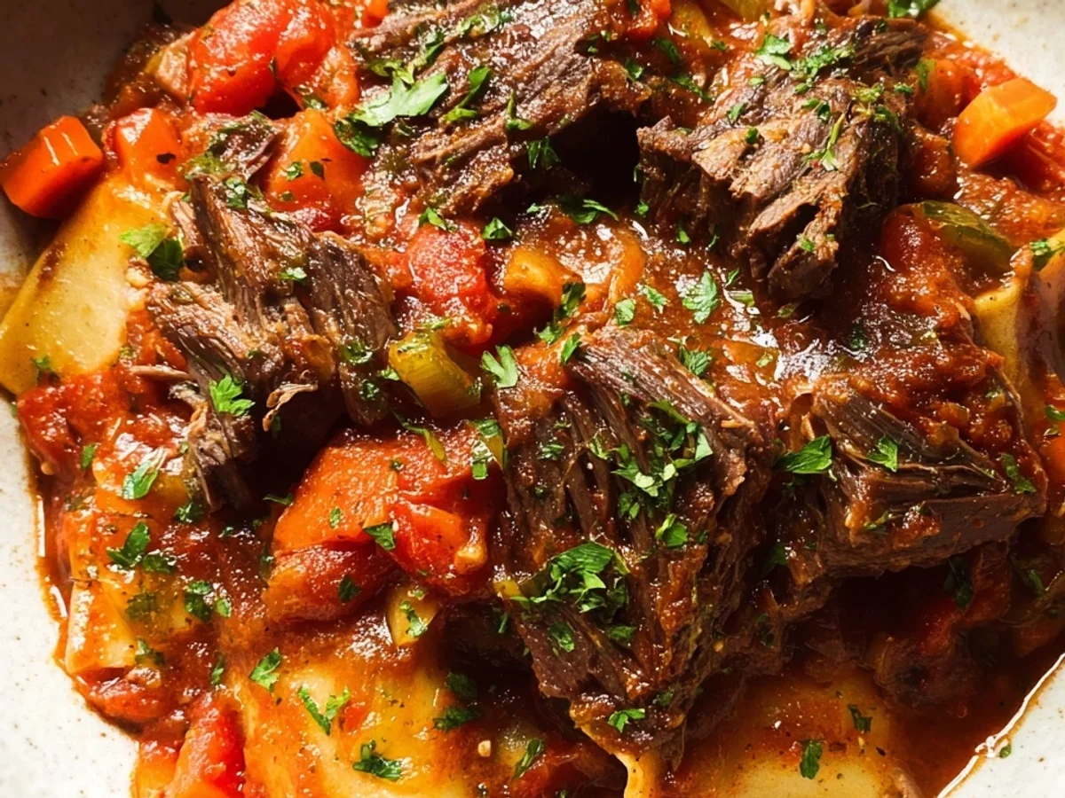 Slow-Cooked Beef Short Rib Ragu Recipe - Featured Image