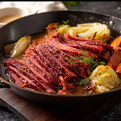 Slow-Cooked Tender Corned Beef Brisket Recipe