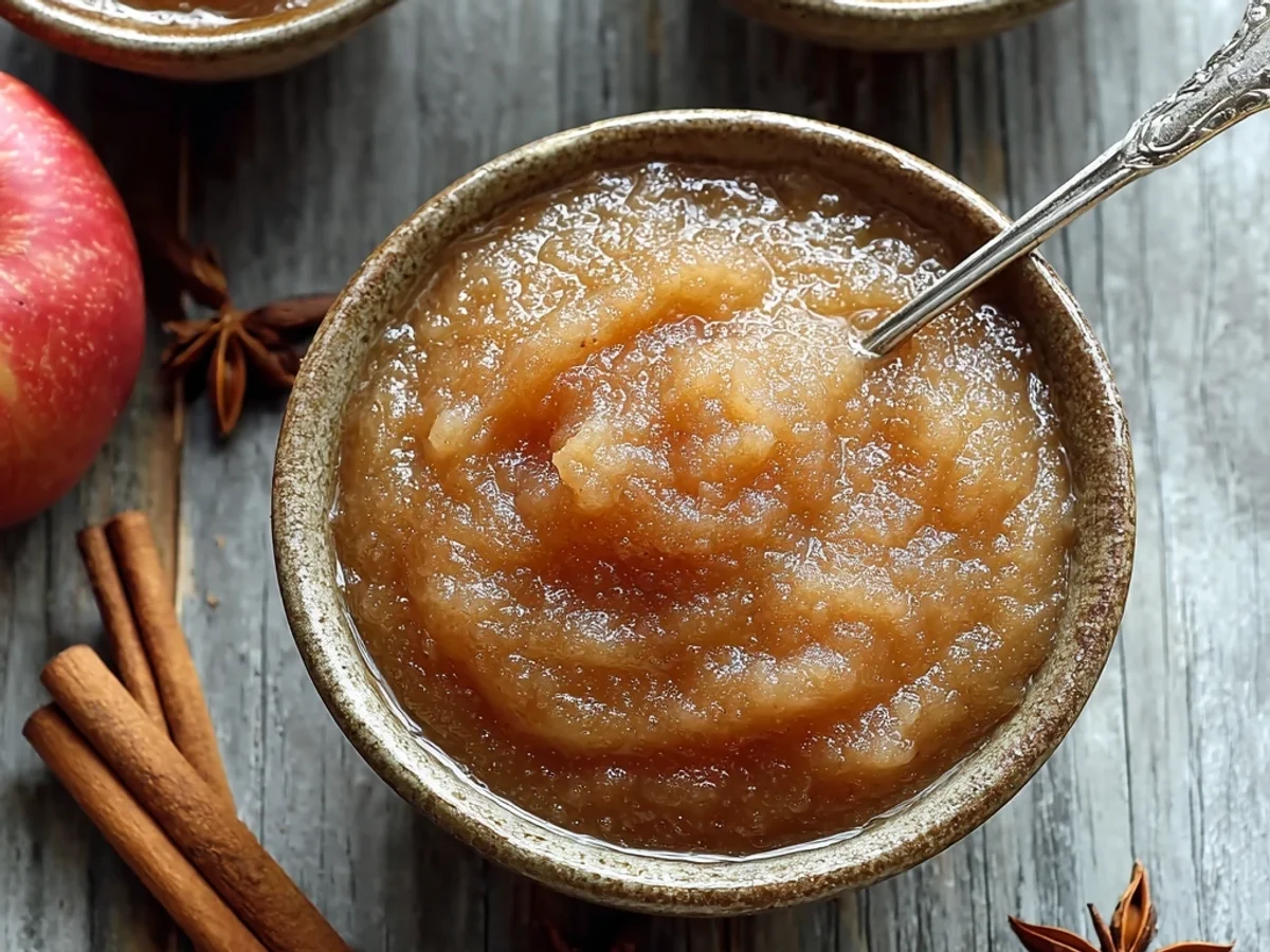 Slow Cooker Cinnamon Applesauce: Easy Recipe - Featured Image