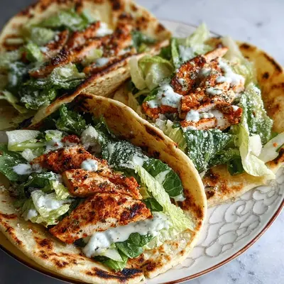 Smash Chicken Caesar Tacos: Quick & High-Protein Dinner
