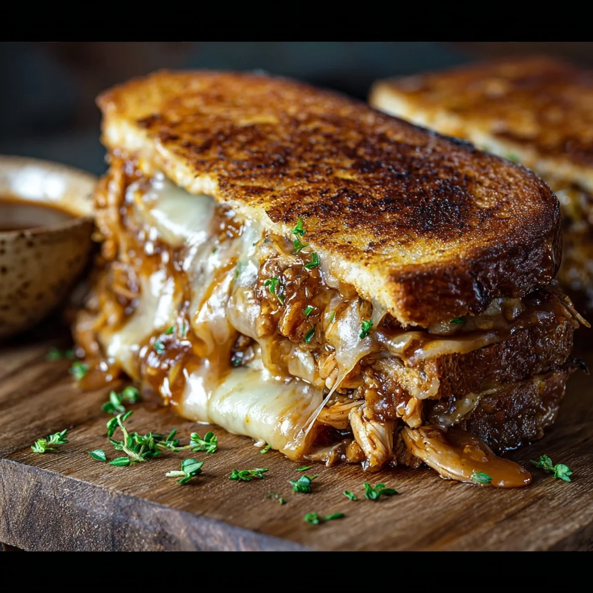 Smoky BBQ Chicken Grilled Cheese Sandwich: A Family Favorite