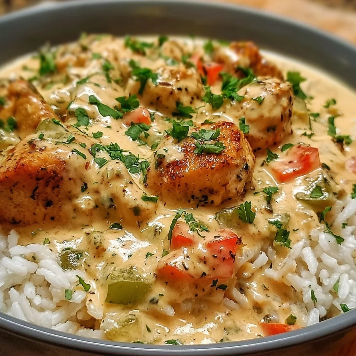 Smothered Chicken & Rice: Easy Comfort Dinner Recipe