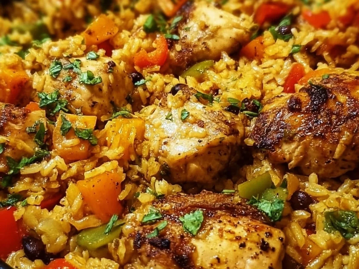 Spicy Caribbean Chicken and Rice: A Flavorful One-Pan Dinner - Featured Image