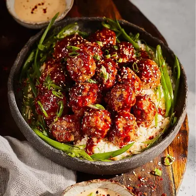 Spicy Firecracker Meatballs: Zesty Kick & Sweet Glaze