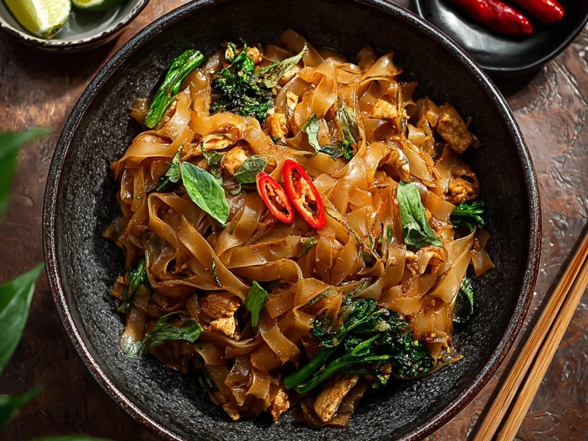 Spicy Street Style Thai Drunken Noodles: A Flavor Adventure - Featured Image