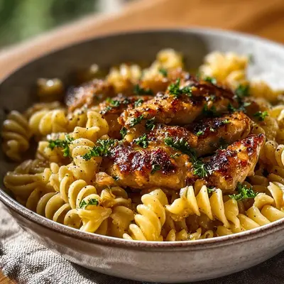 Spicy-Sweet Honey Pepper Chicken Pasta Dinner