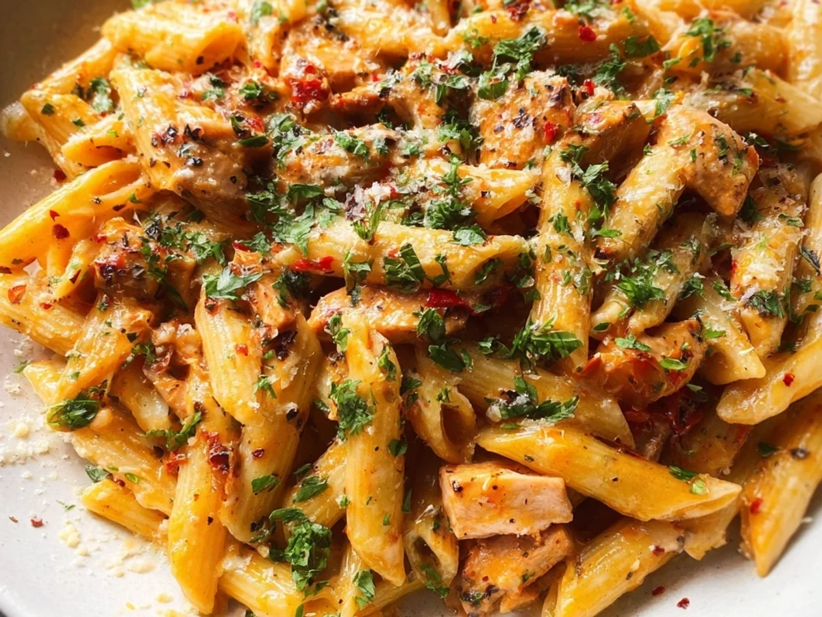 Spicy Turkey Ham Tomato Pasta: Quick & Flavorful Dinner - Featured Image