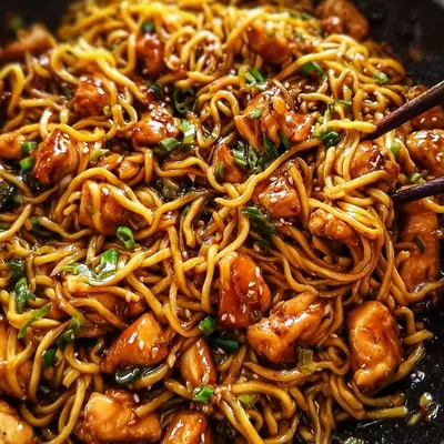 Sticky Garlic Chicken Noodles: Easy Weeknight Recipe
