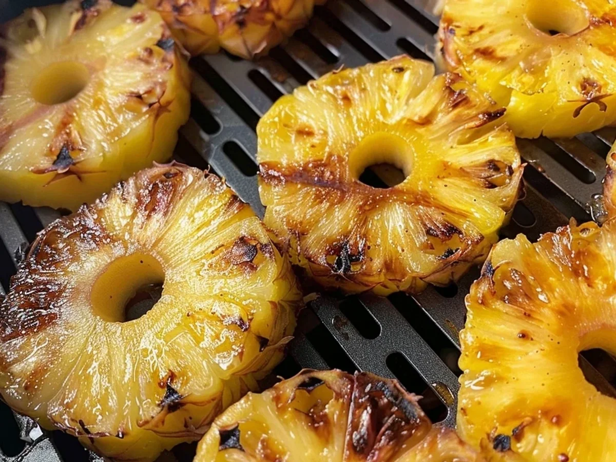 Sticky-Sweet Air Fryer Caramelized Pineapple: A Quick Treat - Featured Image