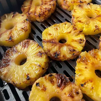 Sticky-Sweet Air Fryer Caramelized Pineapple: A Quick Treat