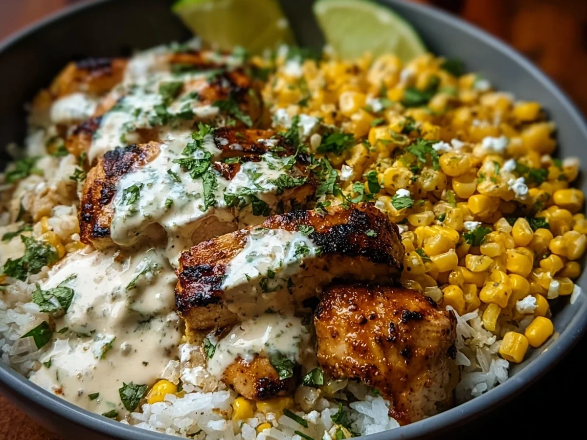 Street Corn Chicken Rice Bowl: High-Protein Meal - Featured Image