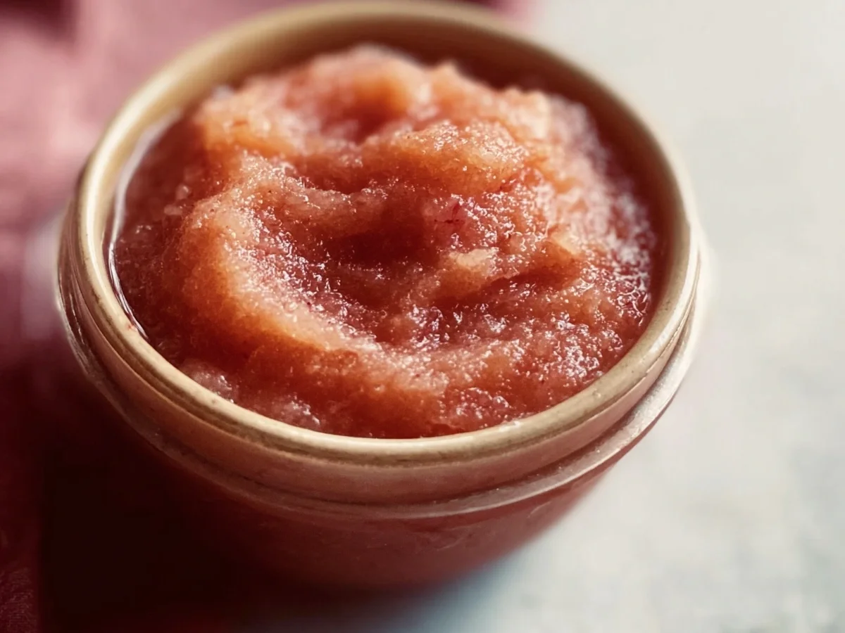 Sweet & Tangy Rhubarb Butter Recipe - Featured Image
