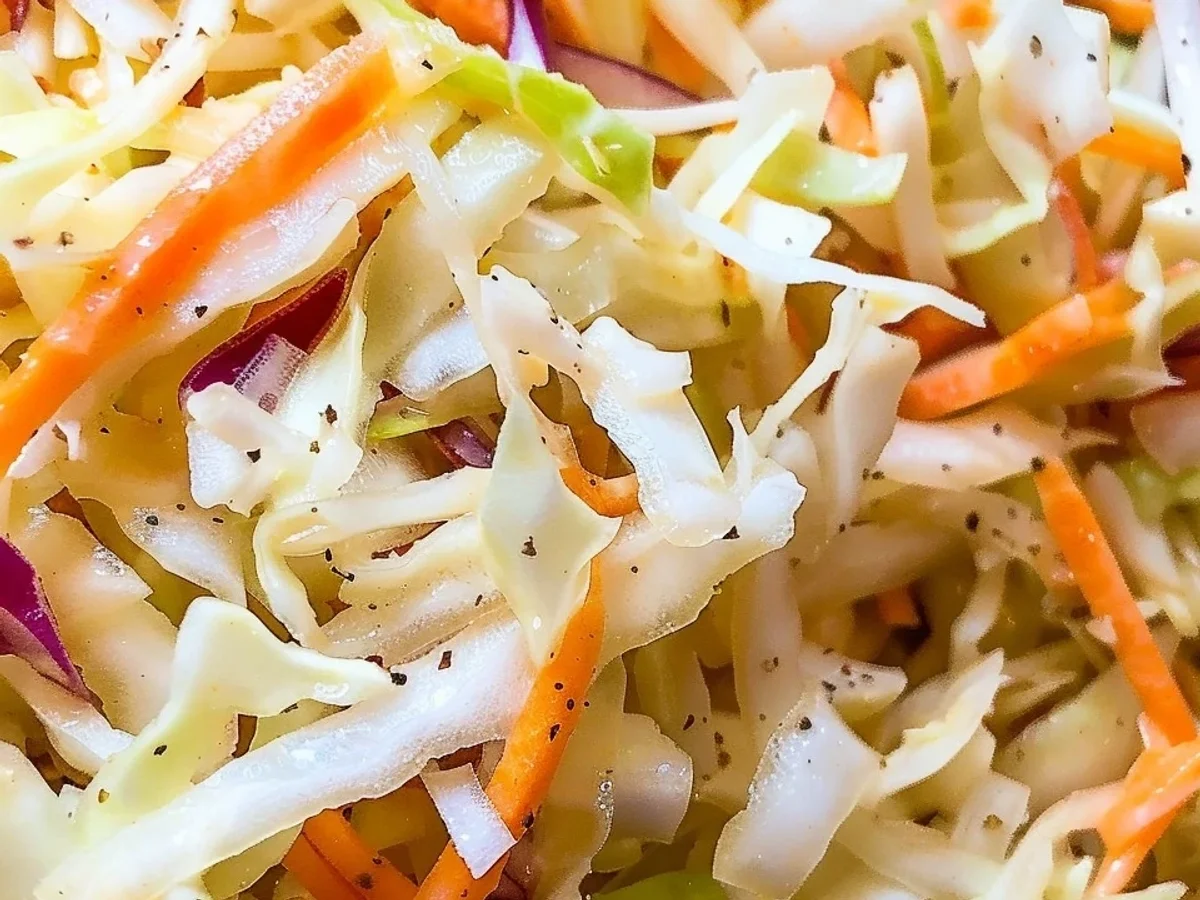 Sweet Vinegar Coleslaw: A Tangy Southern Side Dish - Featured Image